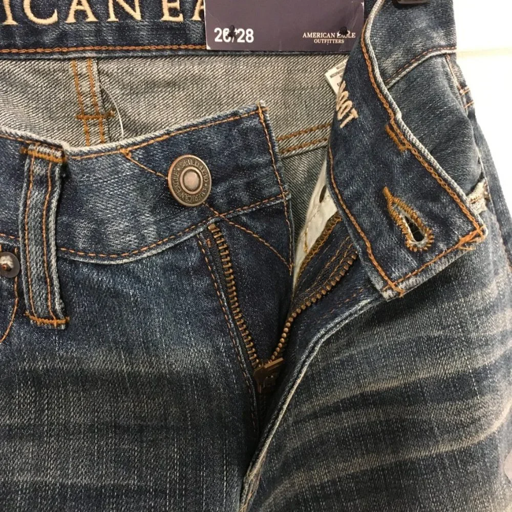 American Eagle Outfitters Boys Indigo Wash Denim Jeans